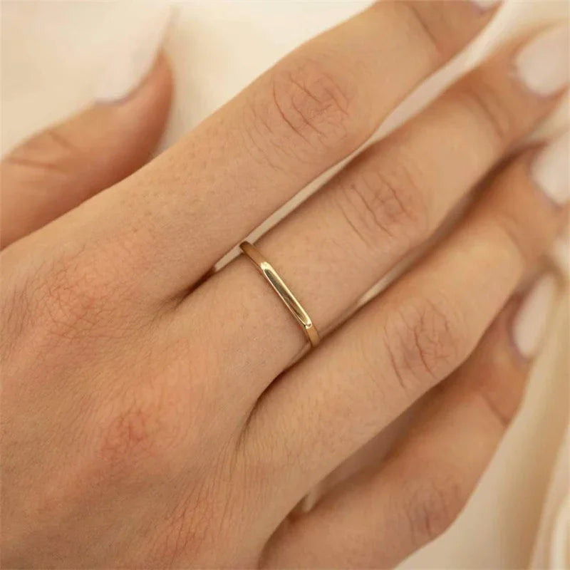 [Gaonasi]Sasha Geometric Gold Ring