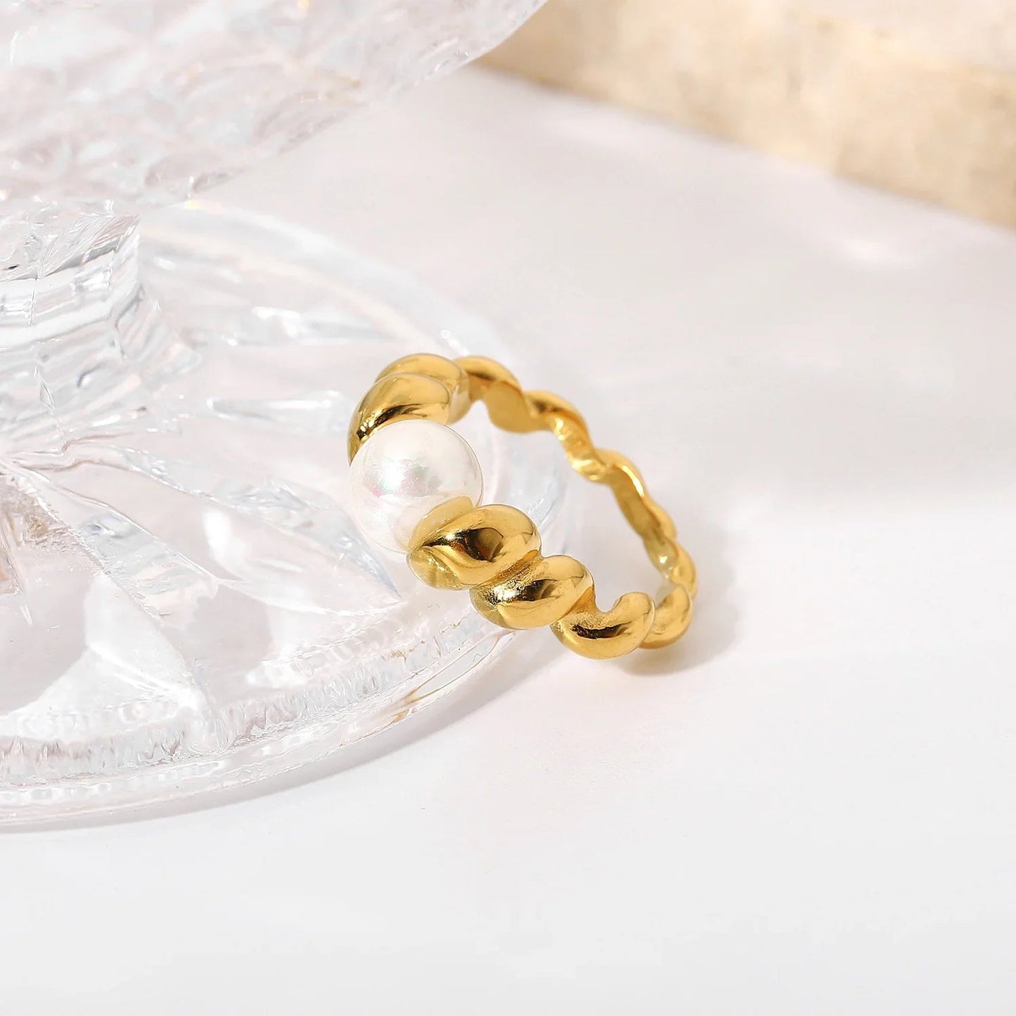 [Gaonasi]Scarlett Freshwater Pearl Ring
