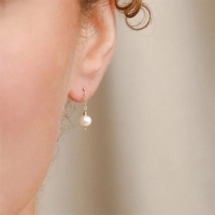 [Gaonasi]Dorothy Pearl Earrings