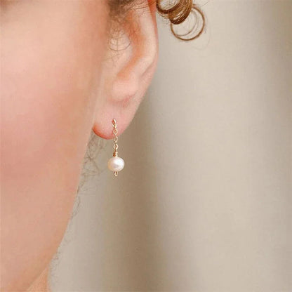 [Gaonasi]Dorothy Pearl Earrings