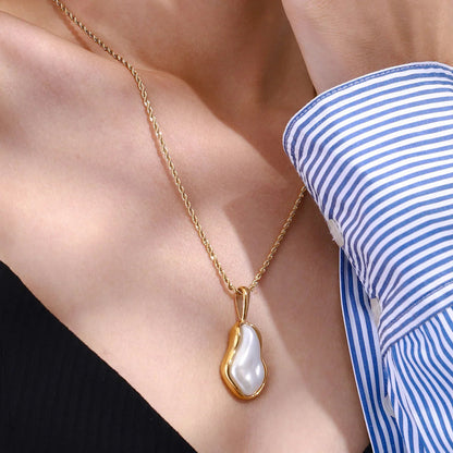 [Gaonasi]Marjorie Freshwater Pearl Necklace