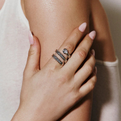 [Gaonasi]Davina Gold Serpent Ring