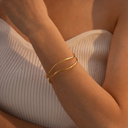 [Gaonasi]Dakota Gold Bracelet