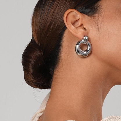 [Gaonasi]Lillian Silver Earrings