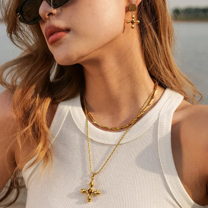 [Gaonasi]Della Gold Necklace