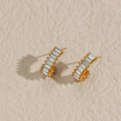 [Gaonasi]Agnes Diamond Earrings