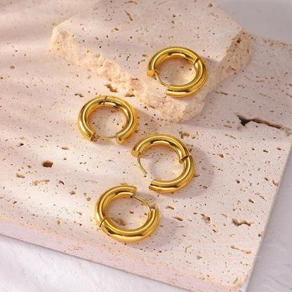 [Gaonasi]Bold Round Hoops