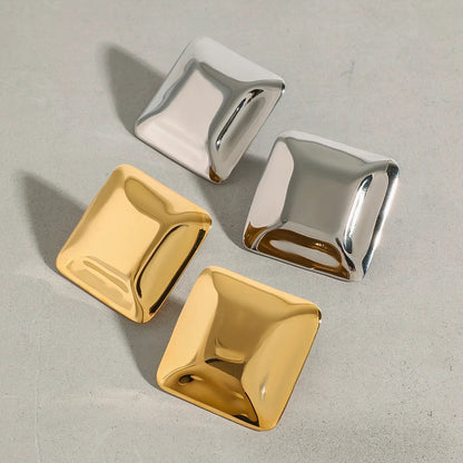 [Gaonasi]Fischer Chunky Pillow Earrings
