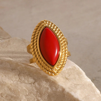 [Gaonasi]Heidi Marquise Gold Ring