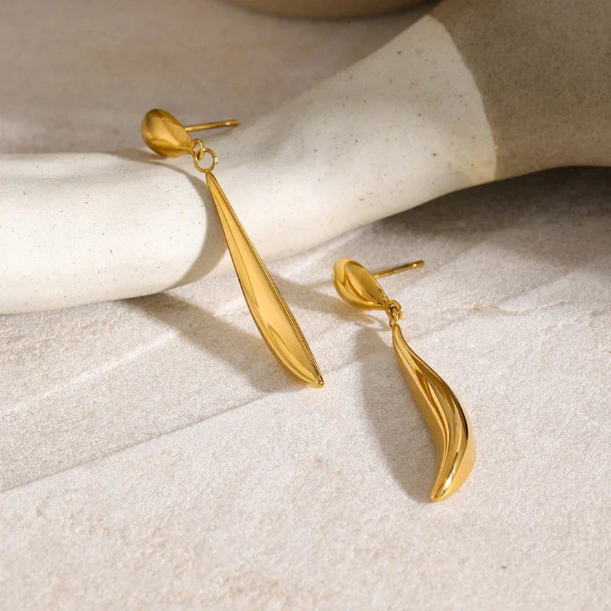 [Gaonasi]Aspen Gold Earrings