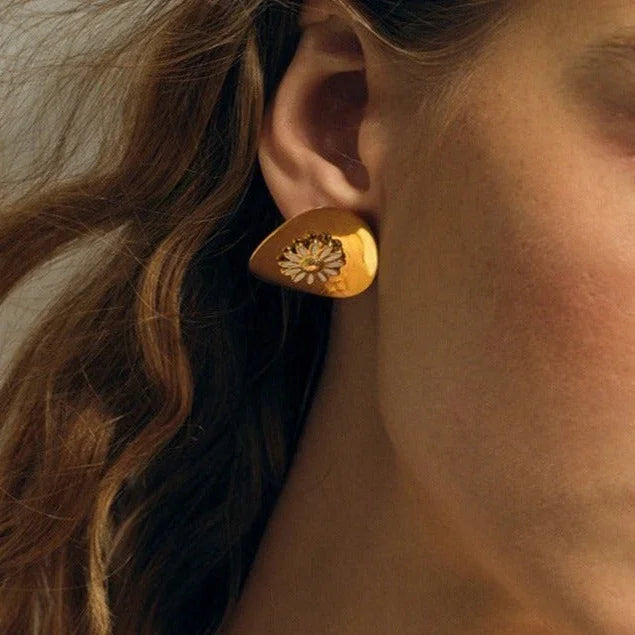 [Gaonasi]Georgiana Gold Earrings