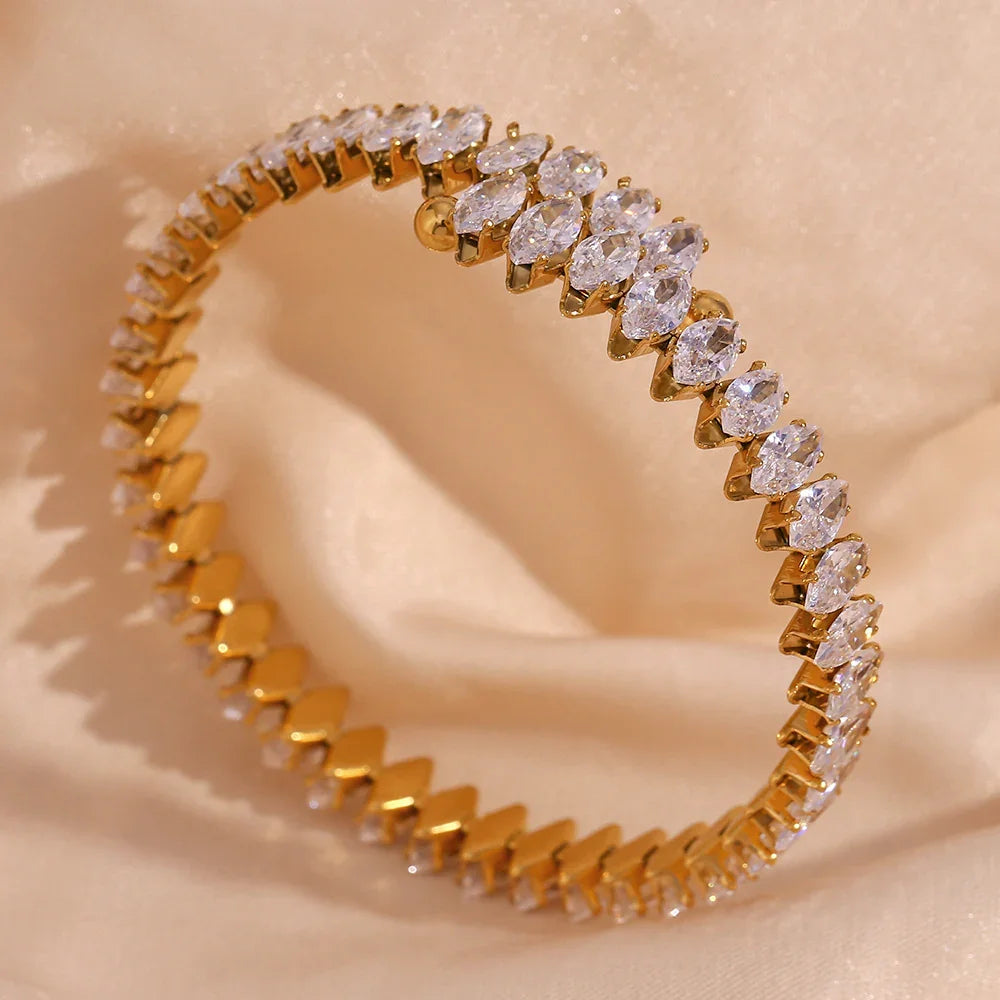 [Gaonasi]Genevieve Diamond Bracelet