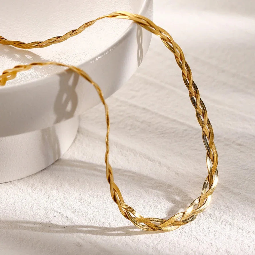 [Gaonasi]Corinna Gold Necklace
