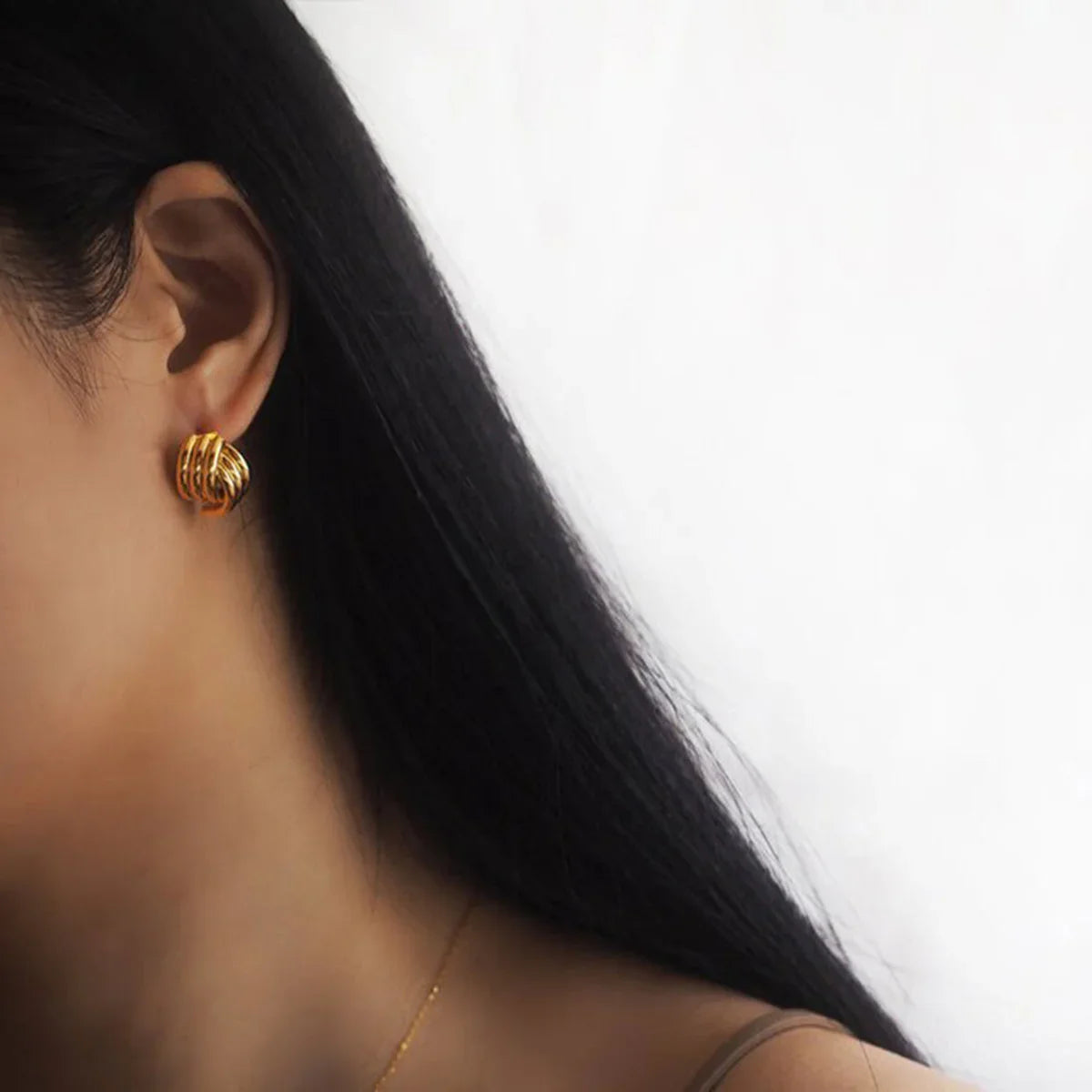 [Gaonasi]Avalon Gold Earrings
