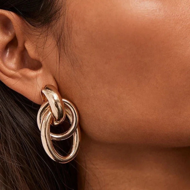 [Gaonasi]Amarelda Gold Earrings