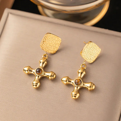 [Gaonasi]Della Gold Earrings