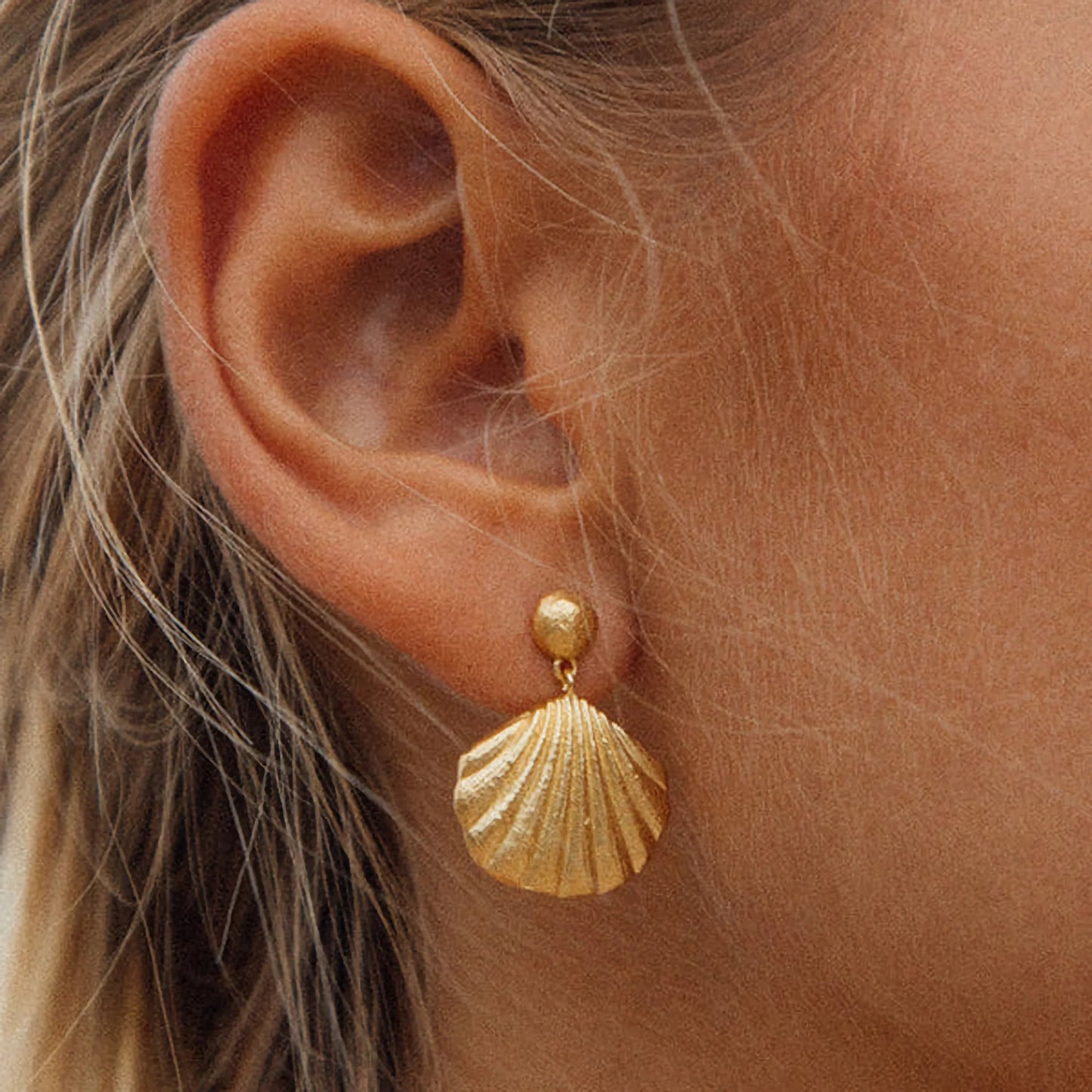 [Gaonasi]Delianna Shell Earrings