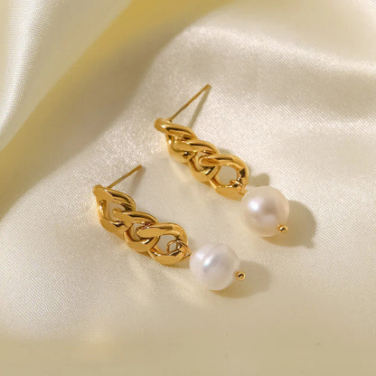 [Gaonasi]Lumina Pearl Earrings