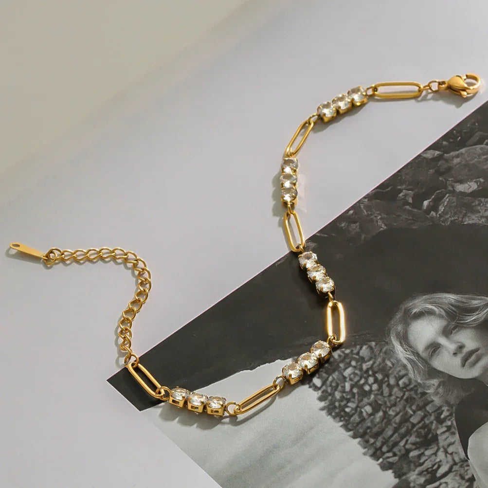 [Gaonasi]Ranielle Diamond Bracelet