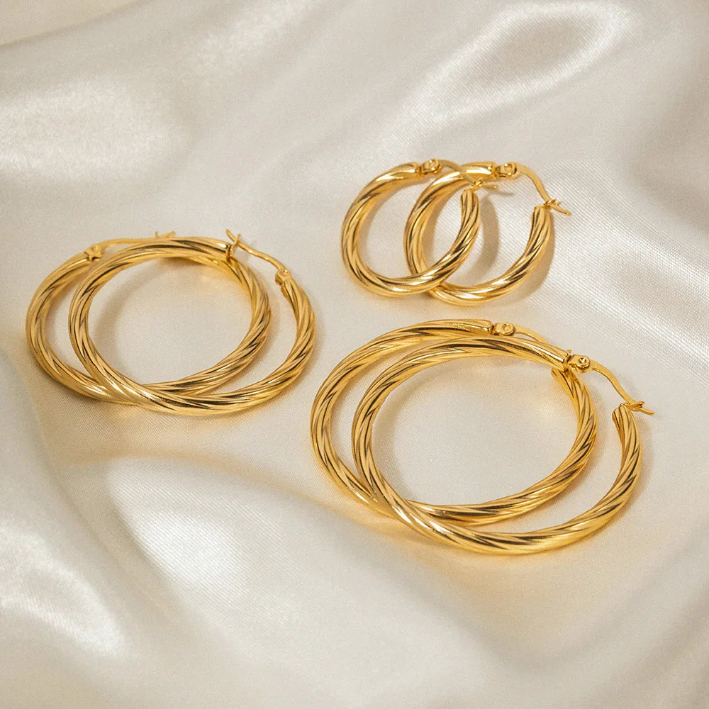[Gaonasi]Zephy Hoop Earrings