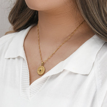 [Gaonasi]Ellie Compass Necklace