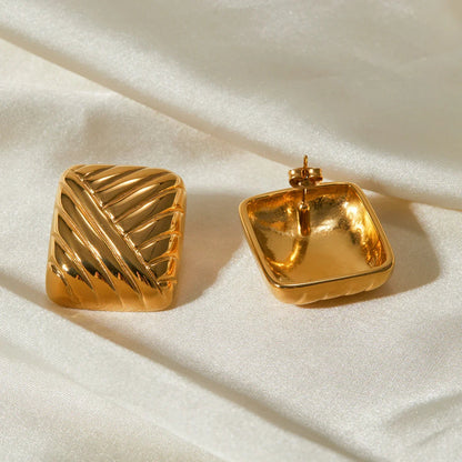 [Gaonasi]Inez Gold Earrings