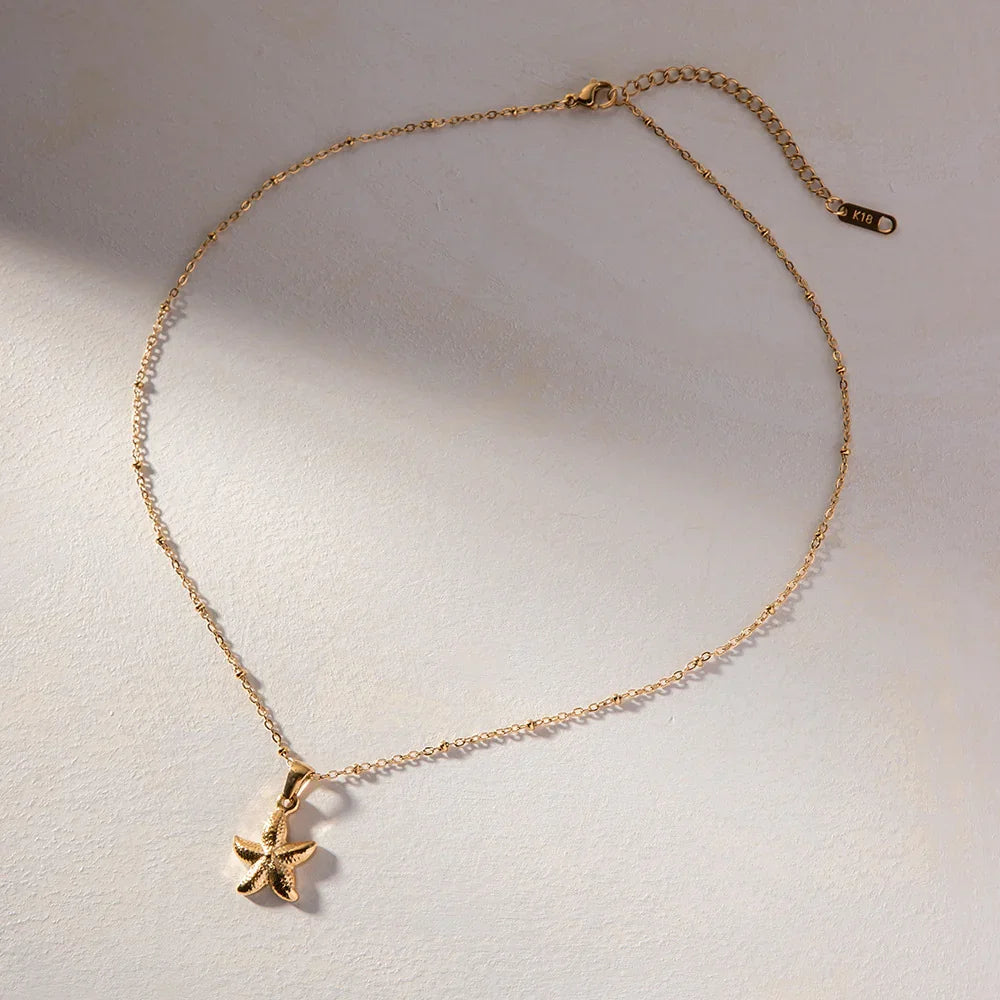 [Gaonasi]Emmie Gold Starfish Pendant