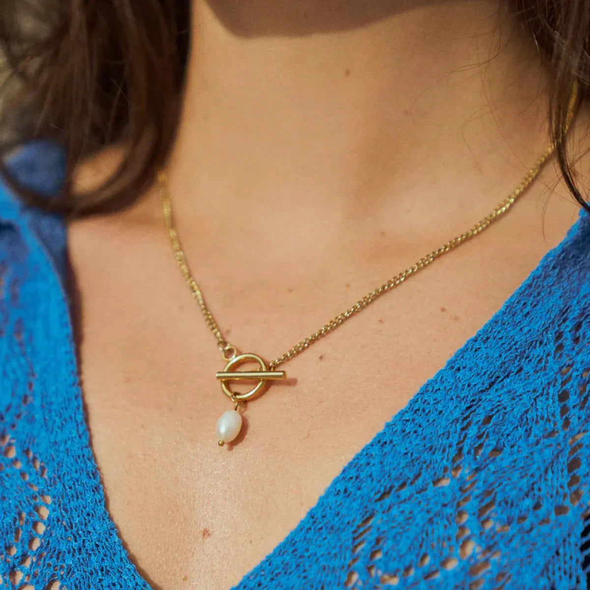[Gaonasi]Ellen Freshwater Pearl Necklace