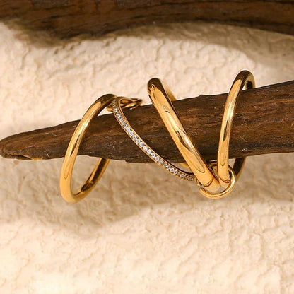 [Gaonasi]Christabel Diamond Ring Stack
