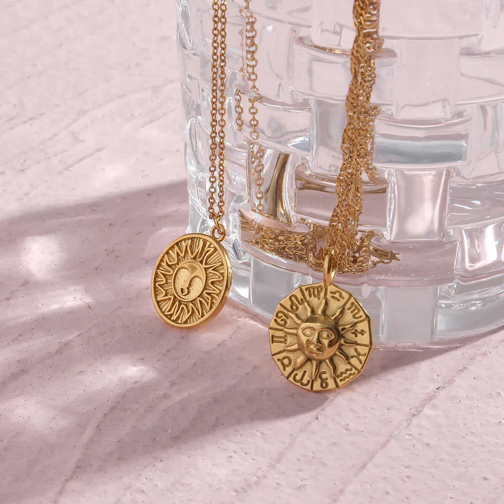 [Gaonasi]Soleil Gold Necklace