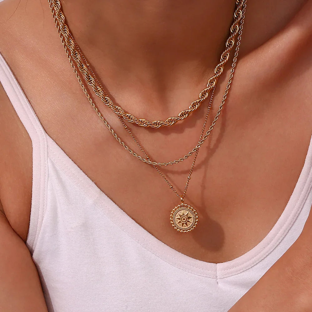 [Gaonasi]Starlight Gold Pendant