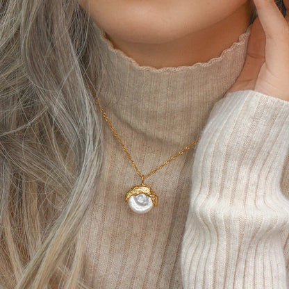 [Gaonasi]Kimberly Pearl Necklace
