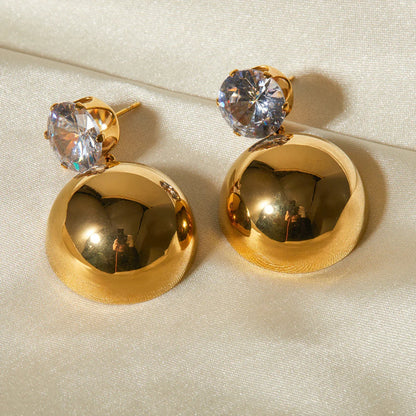 [Gaonasi]Gretta Gold Earrings