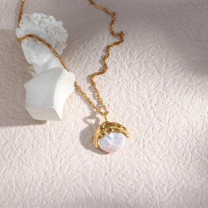 [Gaonasi]Kimberly Pearl Necklace