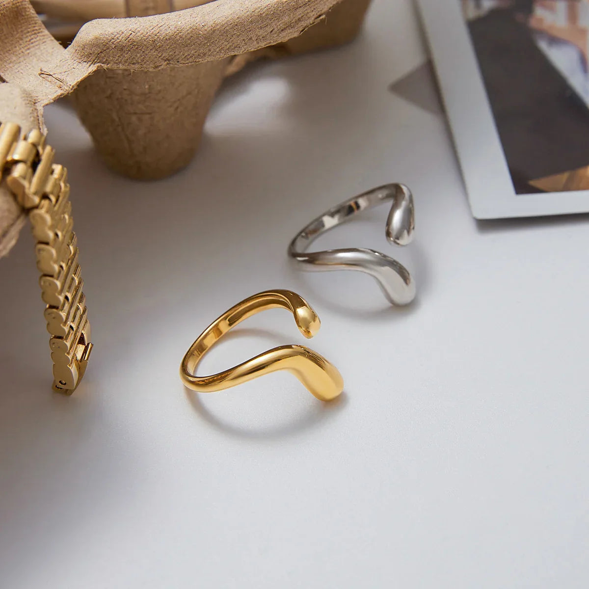 [Gaonasi]Diane Twisted Band Ring