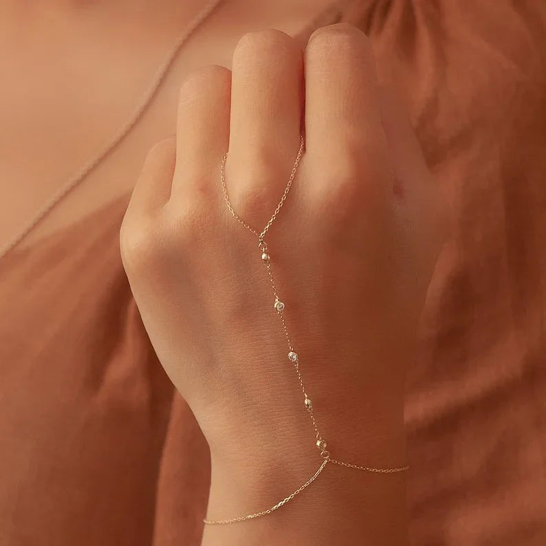 [Gaonasi]Evelyne Gold Chain Bracelet