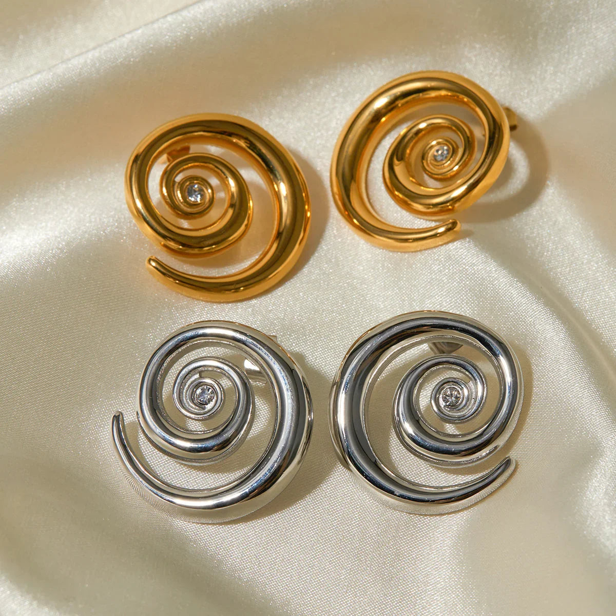 [Gaonasi]Tilly Gold Earrings