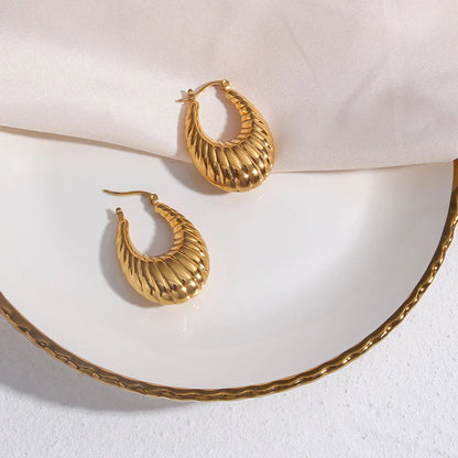 [Gaonasi]Camila Croissant Earrings