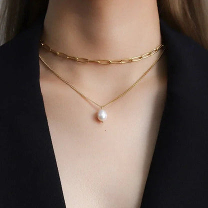 [Gaonasi]Undine Freshwater Pearl Necklace