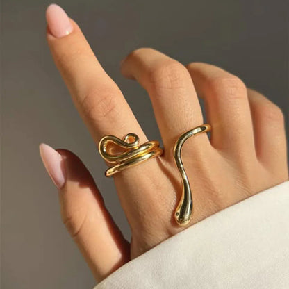 [Gaonasi]Gemmie Golden Snake Ring