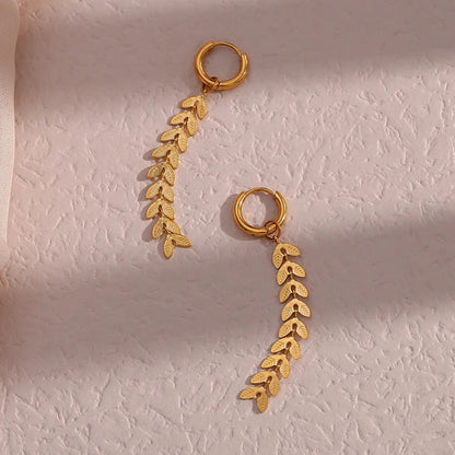 [Gaonasi]Faith Fishtail Earrings