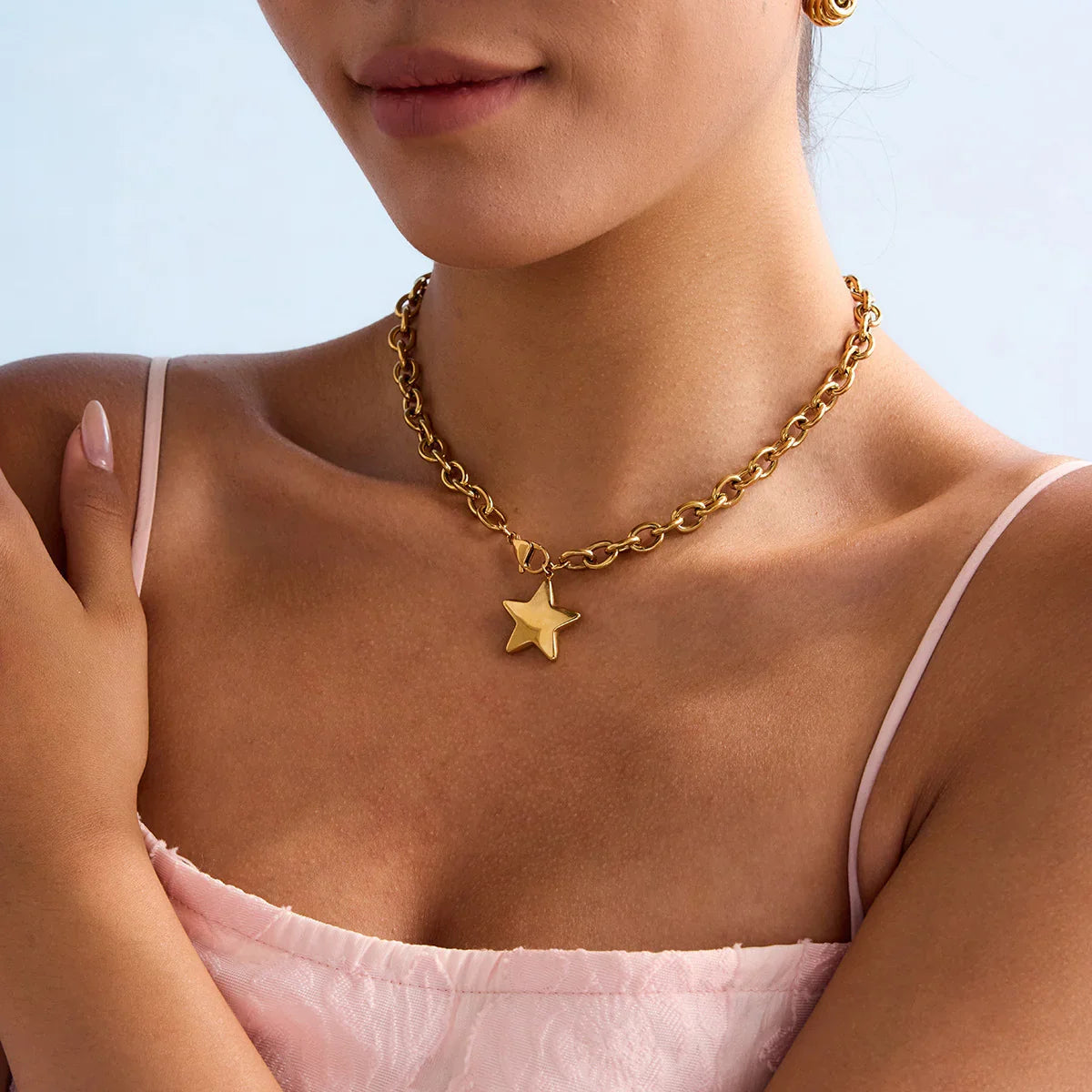[Gaonasi]Stellaria Gold Star Pendant