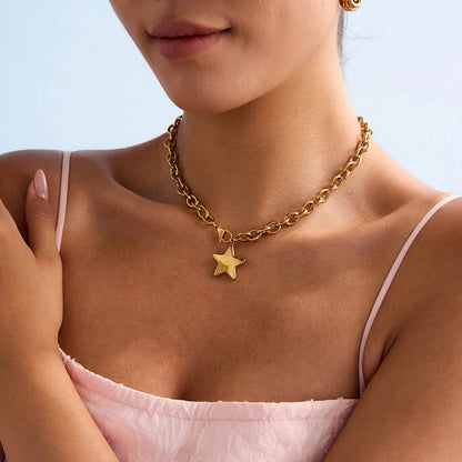 [Gaonasi]Stellaria Gold Star Pendant