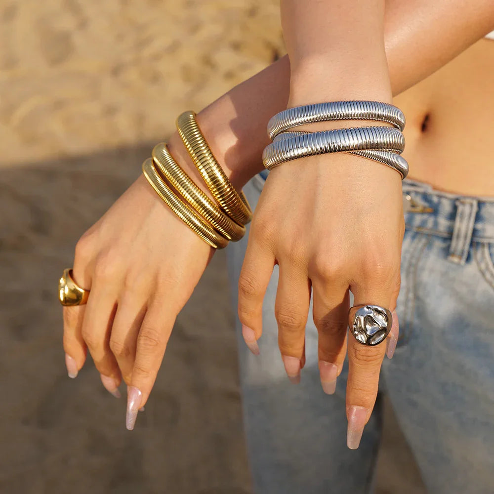 [Gaonasi]Stephanie Gold Bracelet