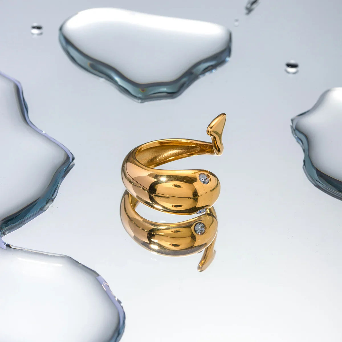 [Gaonasi]Etta Gold Serpent Ring