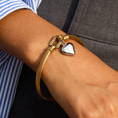 [Gaonasi]Solenne Twisted Band Gold Bracelet