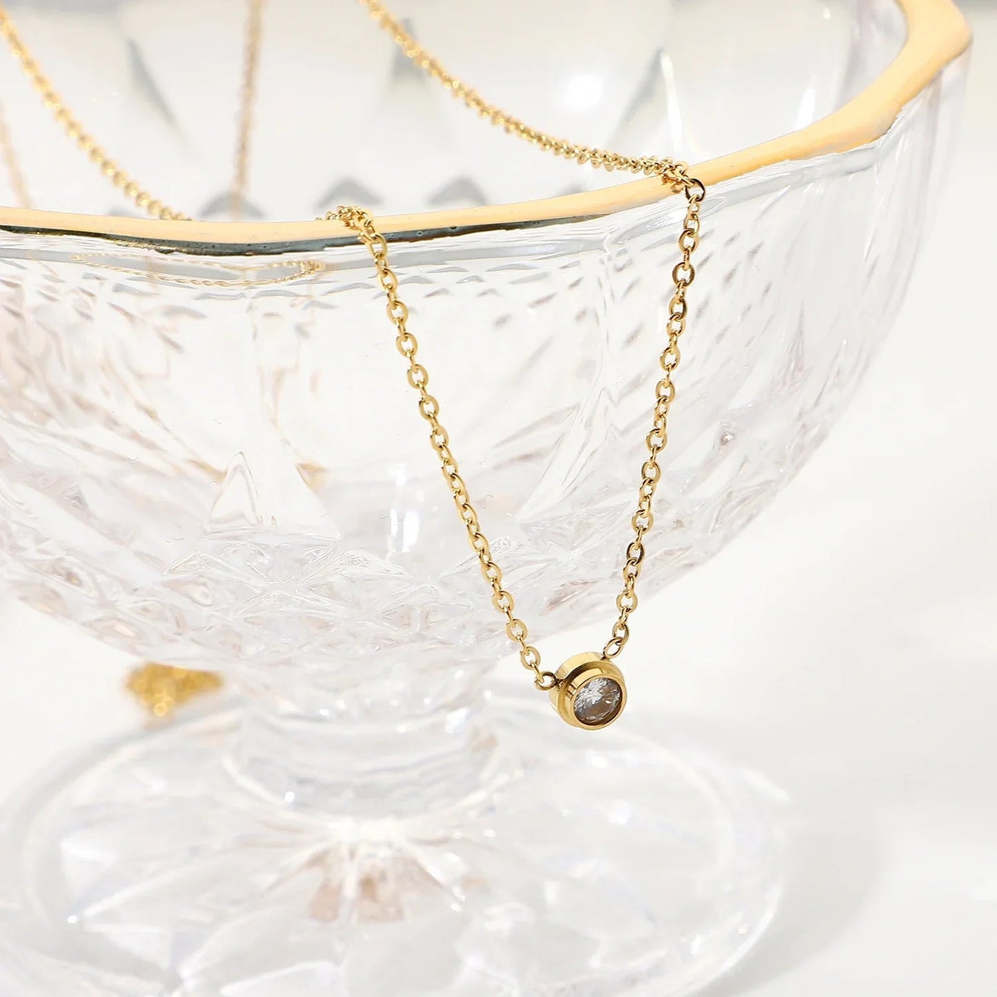 [Gaonasi]Kira Gold Necklace