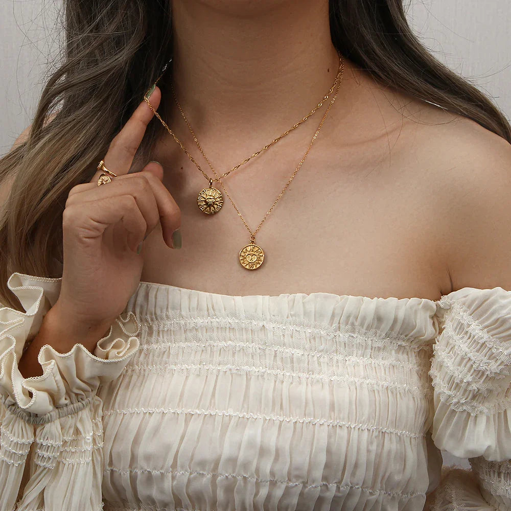 [Gaonasi]Soleil Gold Necklace