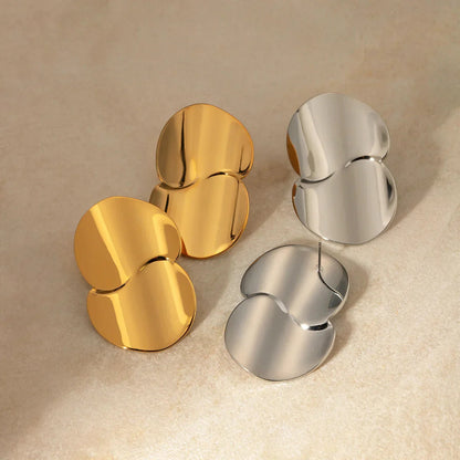 [Gaonasi]Mireille Gold Earrings