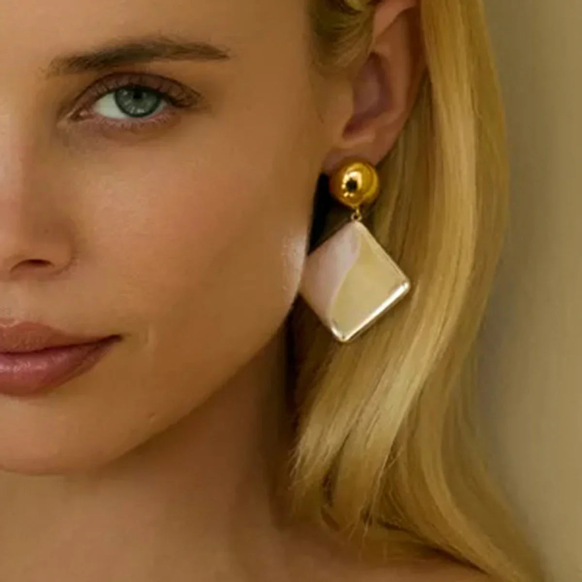 [Gaonasi]Kelly Geometric Drop Earrings